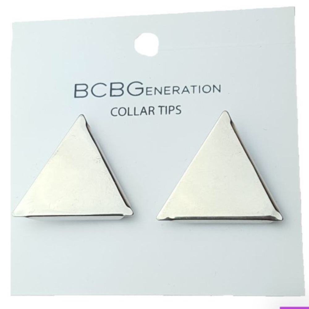 Silver Collar Tips by BCBGeneration